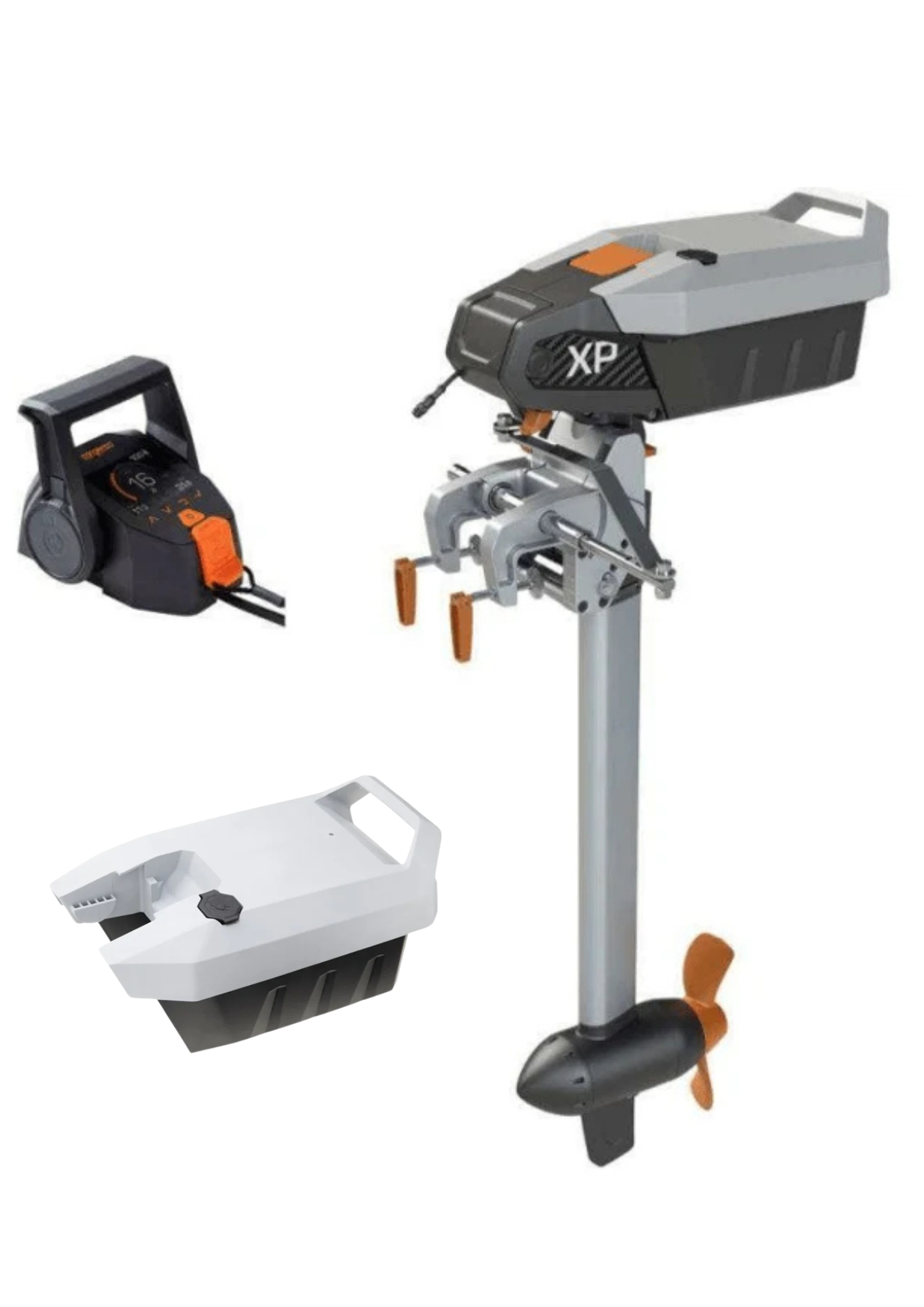 Torqeedo Travel XP – Elektrische Buitenboordmotor – 5 PK Equivalent – Power Package met Accu & Afstandsbediening