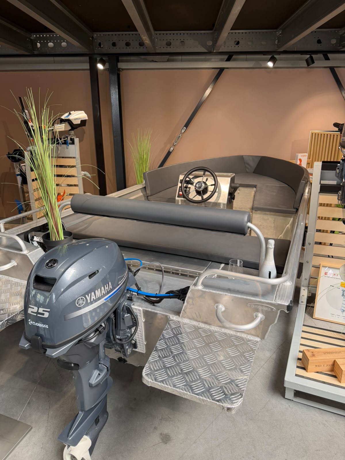 Funmaxx 485 Aluminium - Yamaha 25pk met trim marge - Kussenset