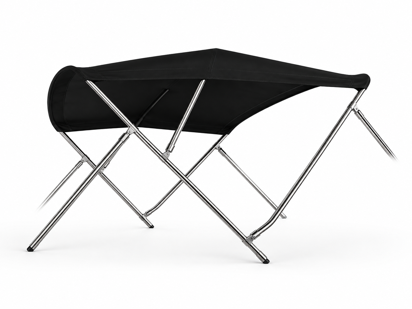 Sunmaster 3-boogs RVS 316 biminitop – Hoogte 91 cm