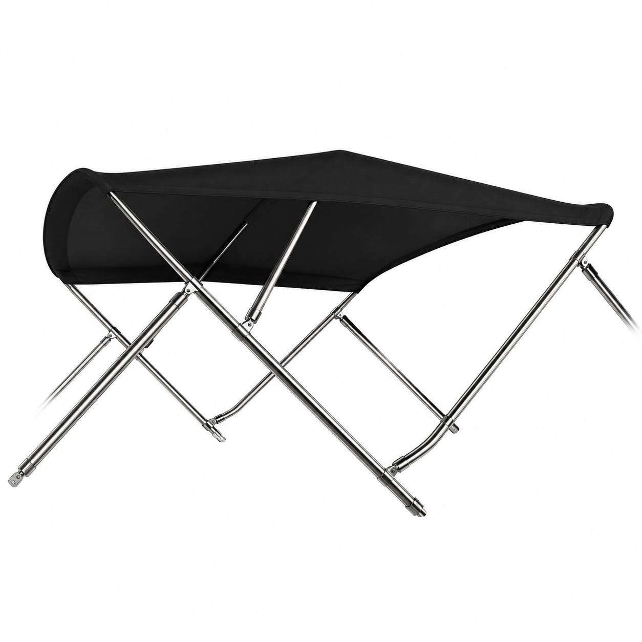Sunmaster XL 3-boogs RVS 316 biminitop – Hoogte 115 cm