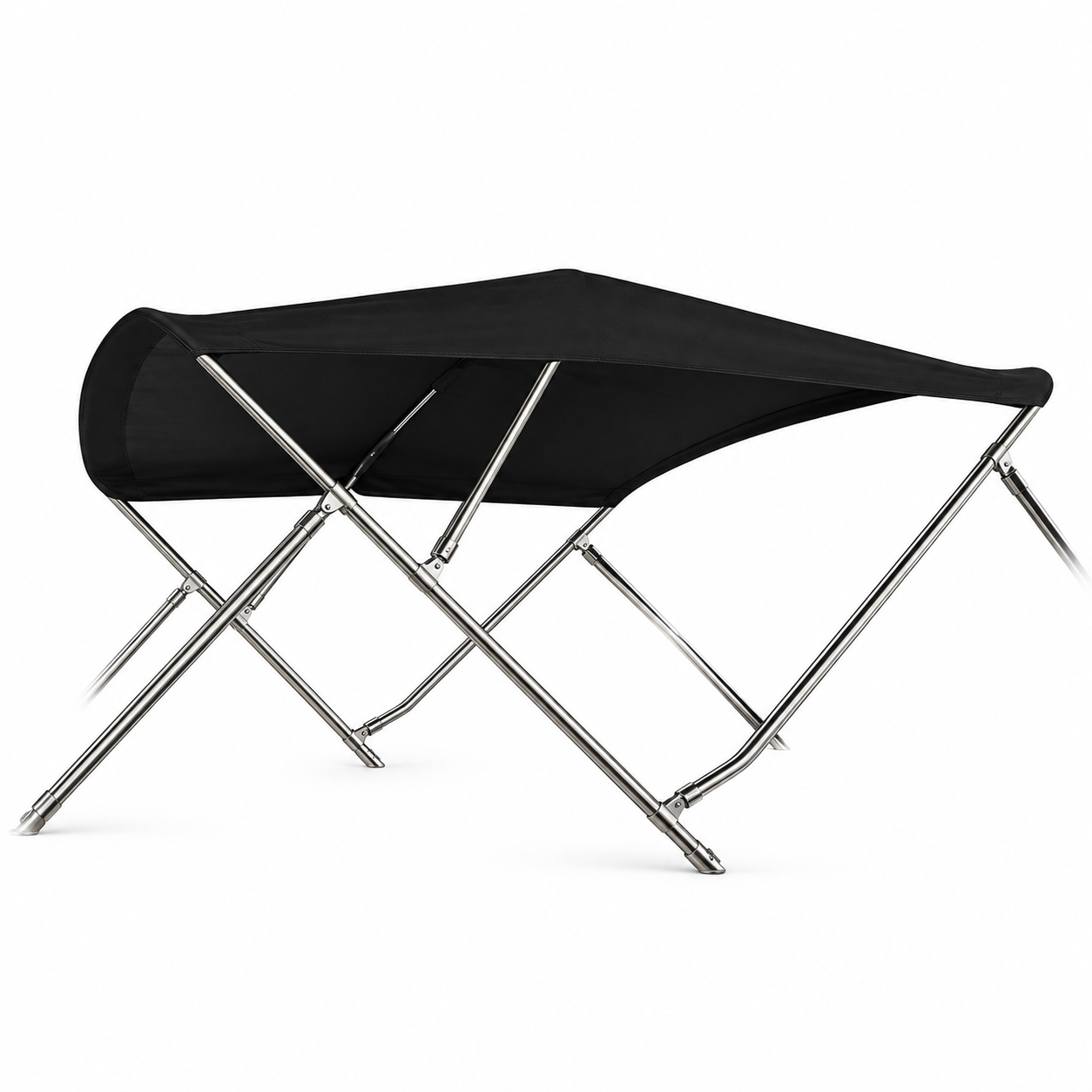 Sunmaster 3-boogs RVS 316 biminitop – Hoogte 137 cm