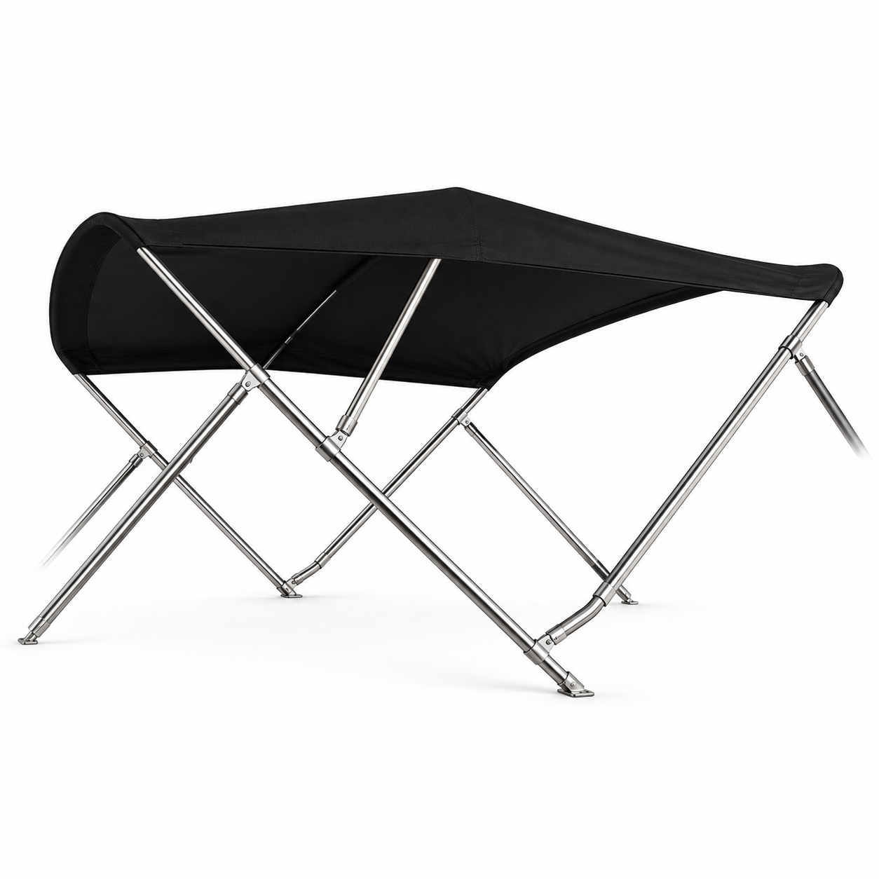 Sunmaster Basic Line 3-boogs RVS biminitop – Hoogte 137 cm