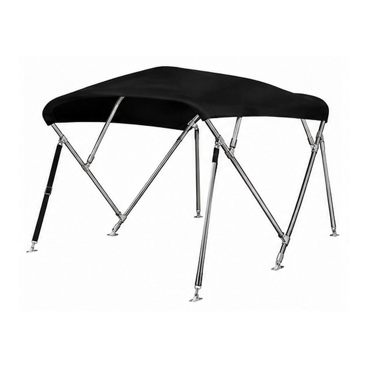 Sunmaster Basic Line 3-boogs RVS biminitop – Hoogte 91 cm
