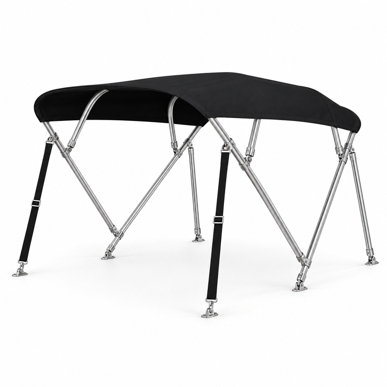 Sunmaster Basic Line 4-boogs RVS biminitop – Hoogte 117 cm