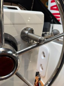 Stuurslot voor boot / sloep / tender RVS